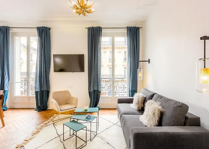 アパート Habitat Parisien - 2br-2ba - Ac - Balcony - Opera