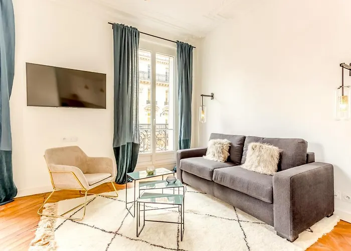 Habitat Parisien - 2br-2ba - Ac - Balcony - Opera פריז