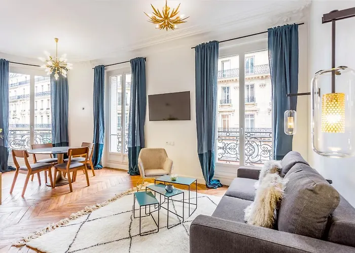 דירה Habitat Parisien - 2br-2ba - Ac - Balcony - Opera