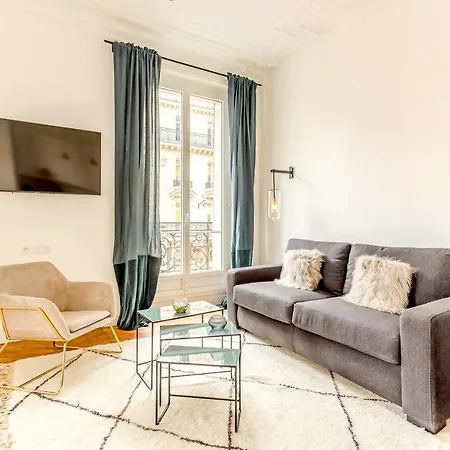Habitat Parisien - 2br-2ba - Ac - Balcony - Opera Paris